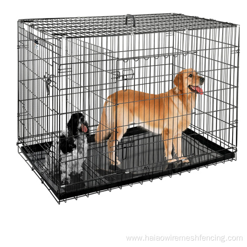 Collapsable dog cage pet cage stackable dog kennel